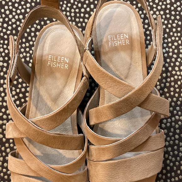 Eileen Fisher Platform Sandals - Picture 6 of 6